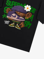 Street Cartoon Sneaker Graffiti Sneaker T-shirt