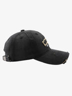 Vintage Washed Distressed Letter Embroidery Baseball Cap