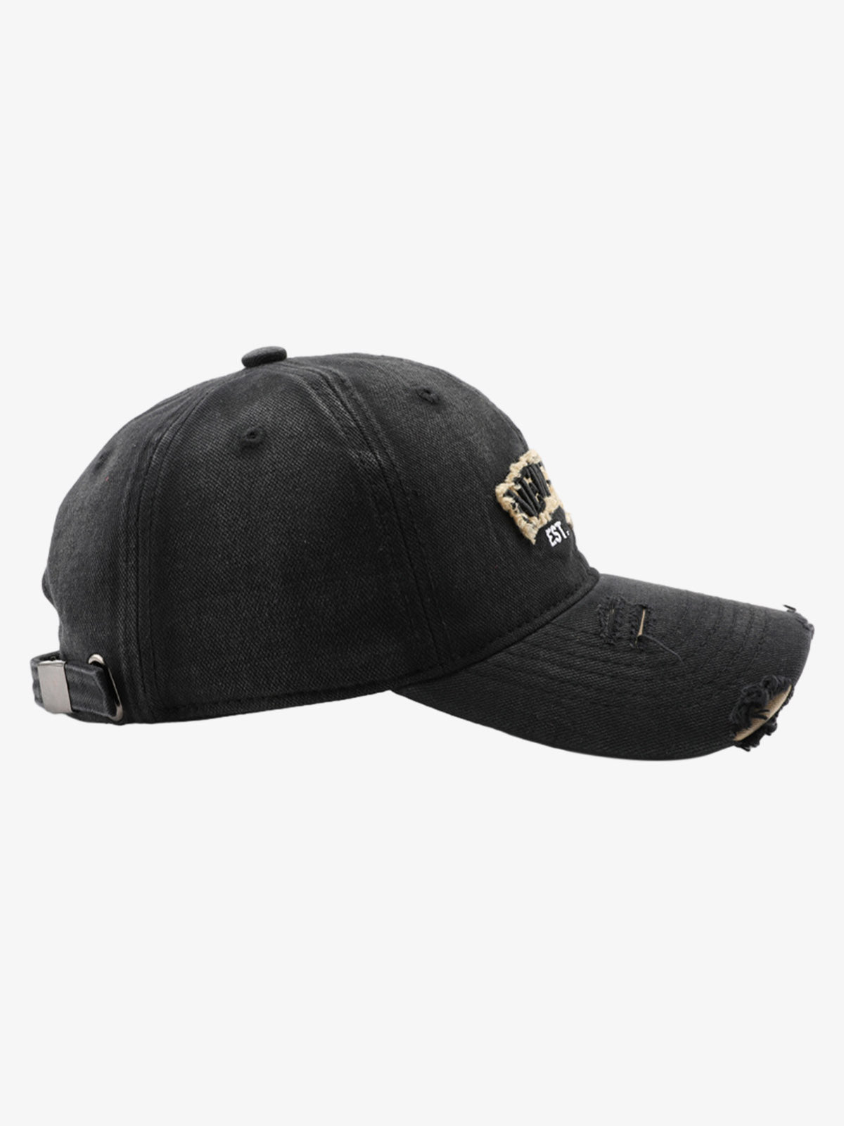 Vintage Washed Distressed Letter Embroidery Baseball Cap