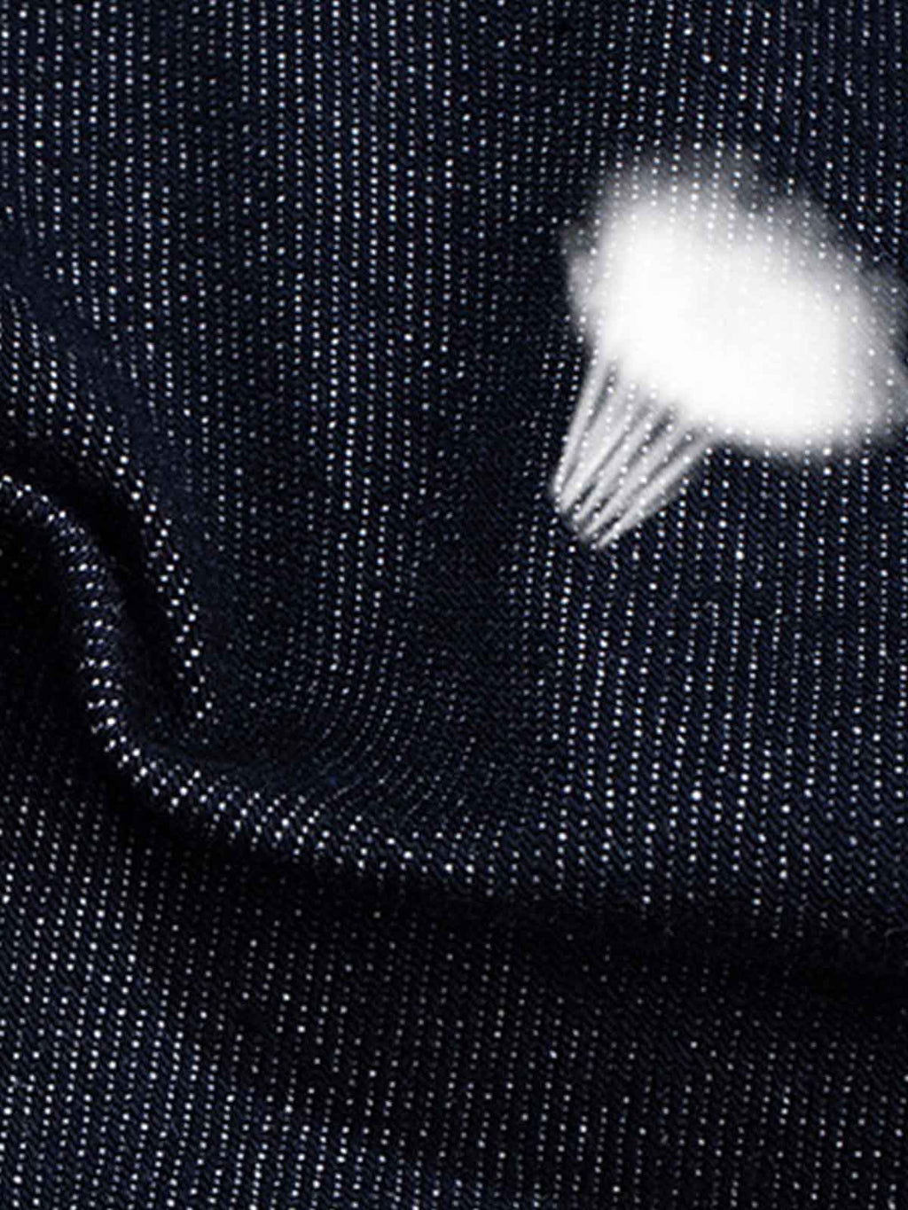 Pleated Panel Patchwork Denim Shorts
