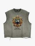 Distressed FIFA Crest Sleeveless T-Shirt