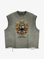 Distressed FIFA Crest Sleeveless T-Shirt