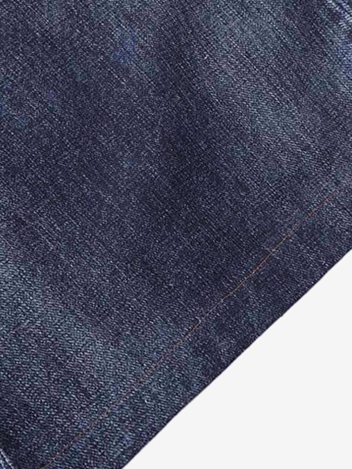 Washed Graffiti Patchwork Print Jeans