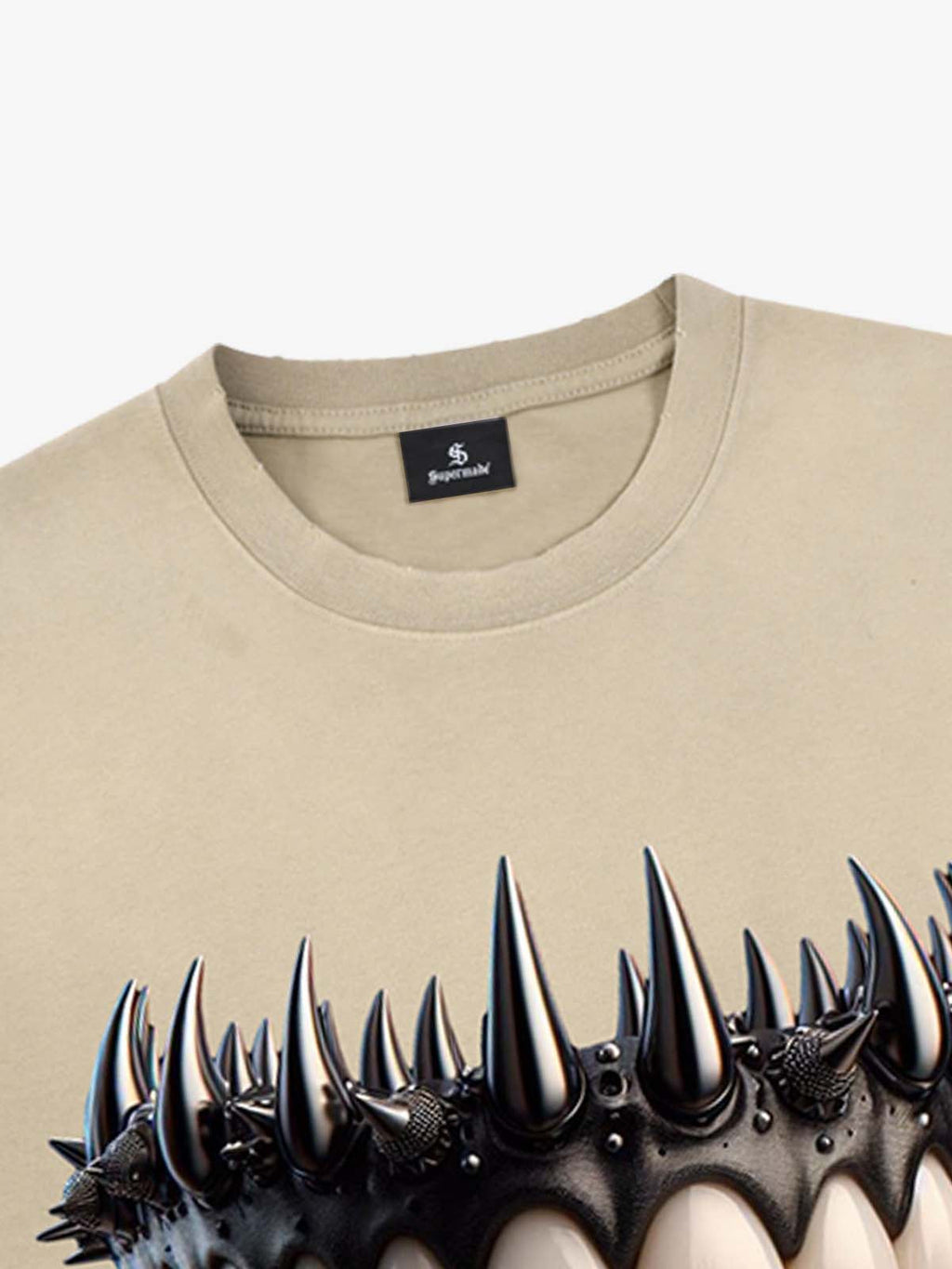 Spiked Teeth Graphic T-Shirt