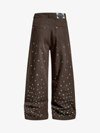 Rhinestone Straight Leg Pants