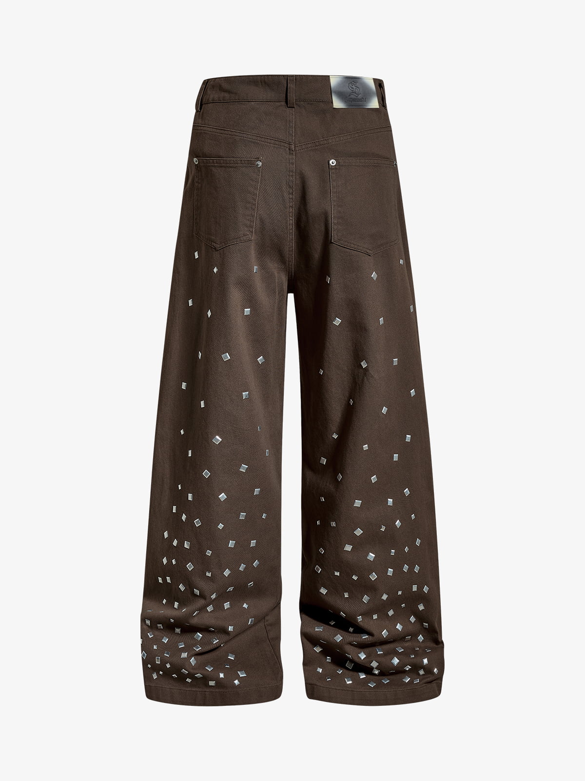 Rhinestone Straight Leg Pants