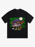 Street Cartoon Sneaker Graffiti Sneaker T-shirt