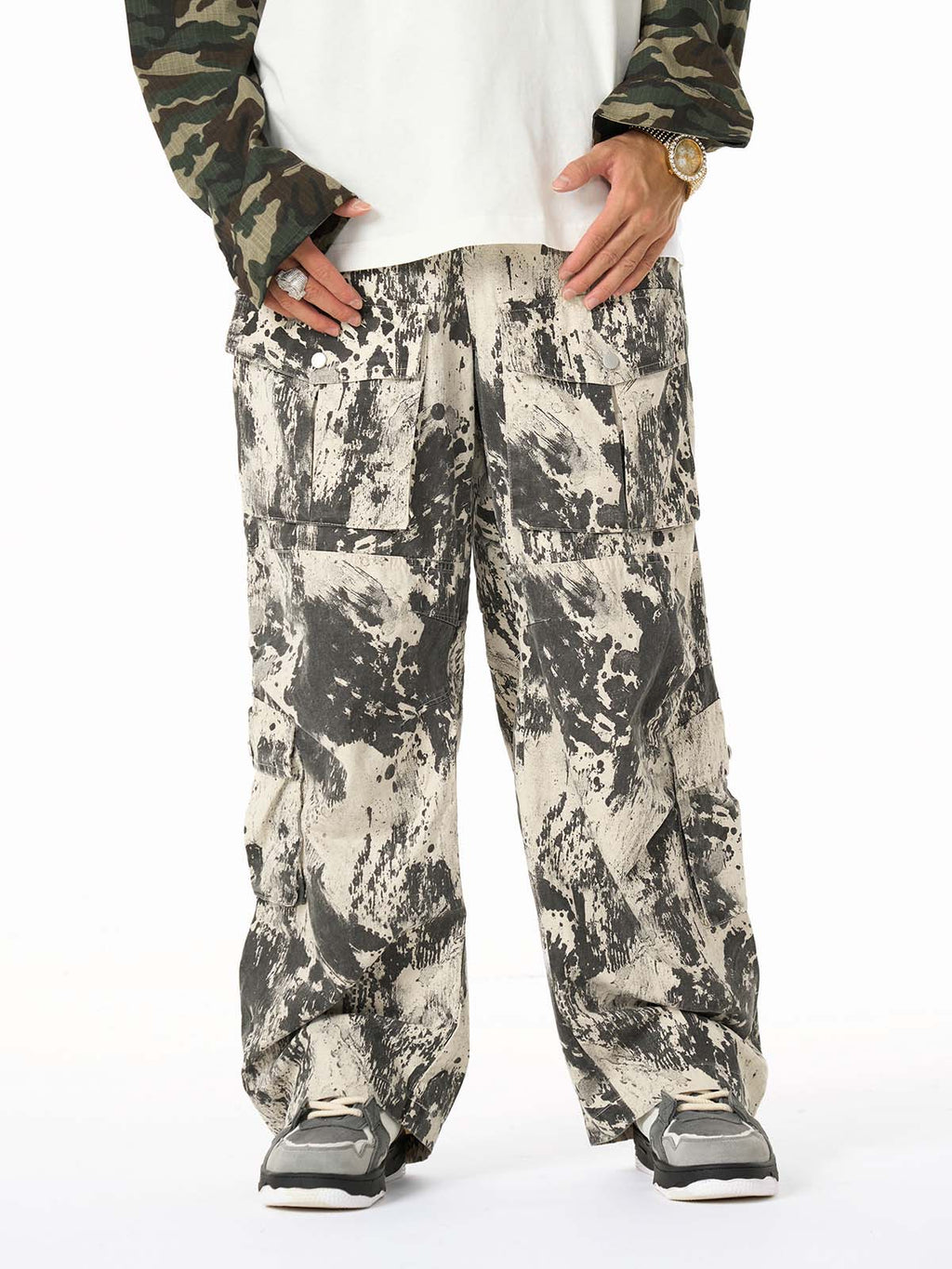 Hip-Hop Camouflage Multi-Pocket Cargo Pants