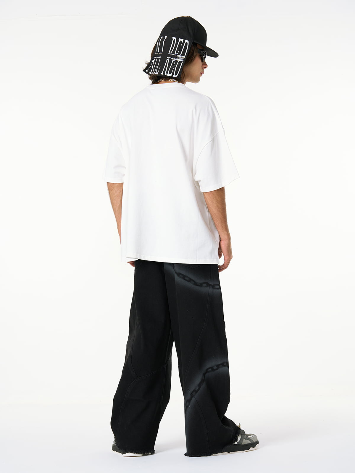 Theprecipice Gangsta Rapper Oversize Graphic T-shirt  - 1990