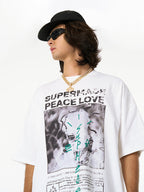 Theprecipice Gangsta Rapper Oversize Graphic T-shirt  - 1990