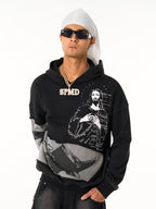 Distressed Electronic Exorcist Print Hoodie