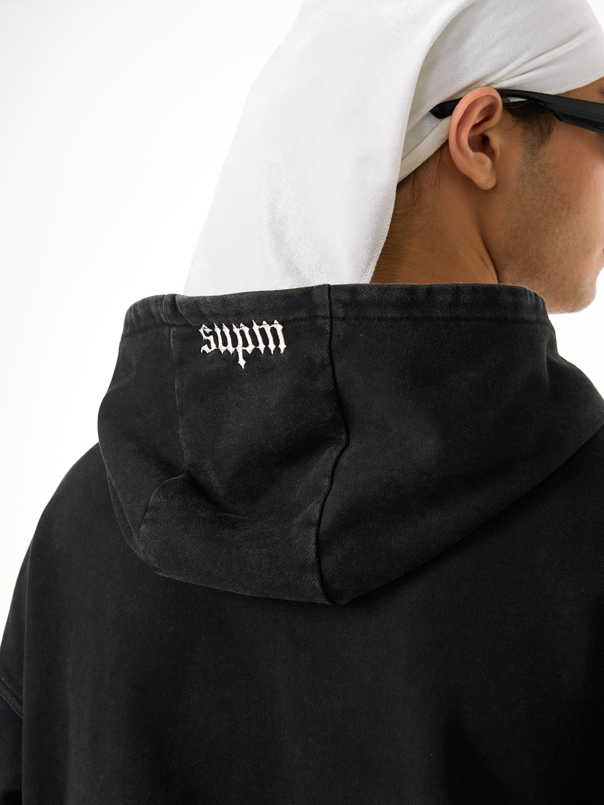 Distressed Electronic Exorcist Print Hoodie