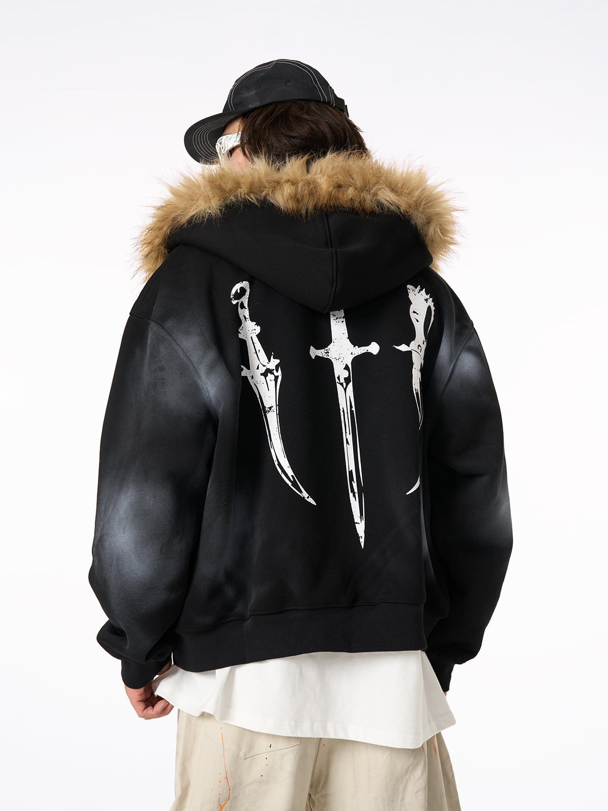 precipice × Mortemartt Graphic Hooded Jacket- 2279