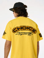 Retro Motorcycle Style Heavy Patch Embroidered T-shirt