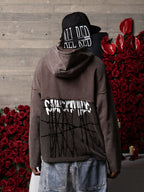 Distressed Thorn Destruction Painting Hoodie