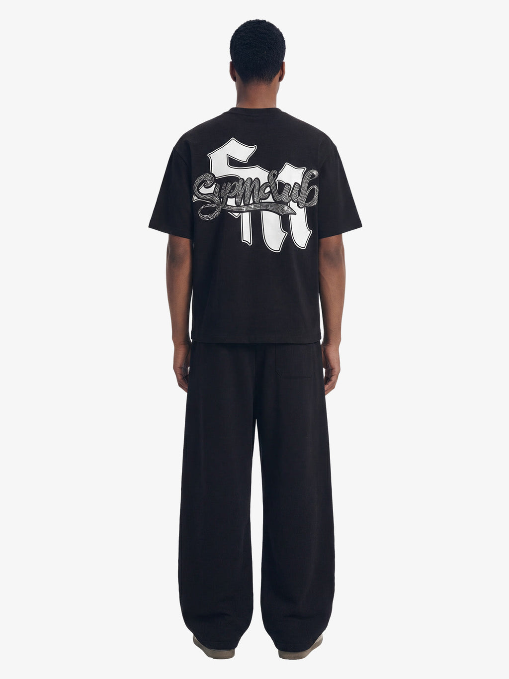Retro Cupid Rhinestone Graphic T-Shirt