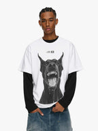Snarling Doberman Graphic T-Shirt