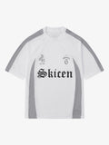 Theprecipice Gothic Font Jersey Street Rap T-Shirt