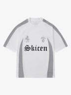 Theprecipice Gothic Font Jersey Street Rap T-Shirt