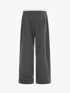 Retro Color-Blocked Striped Stand-Collar Tracksuit