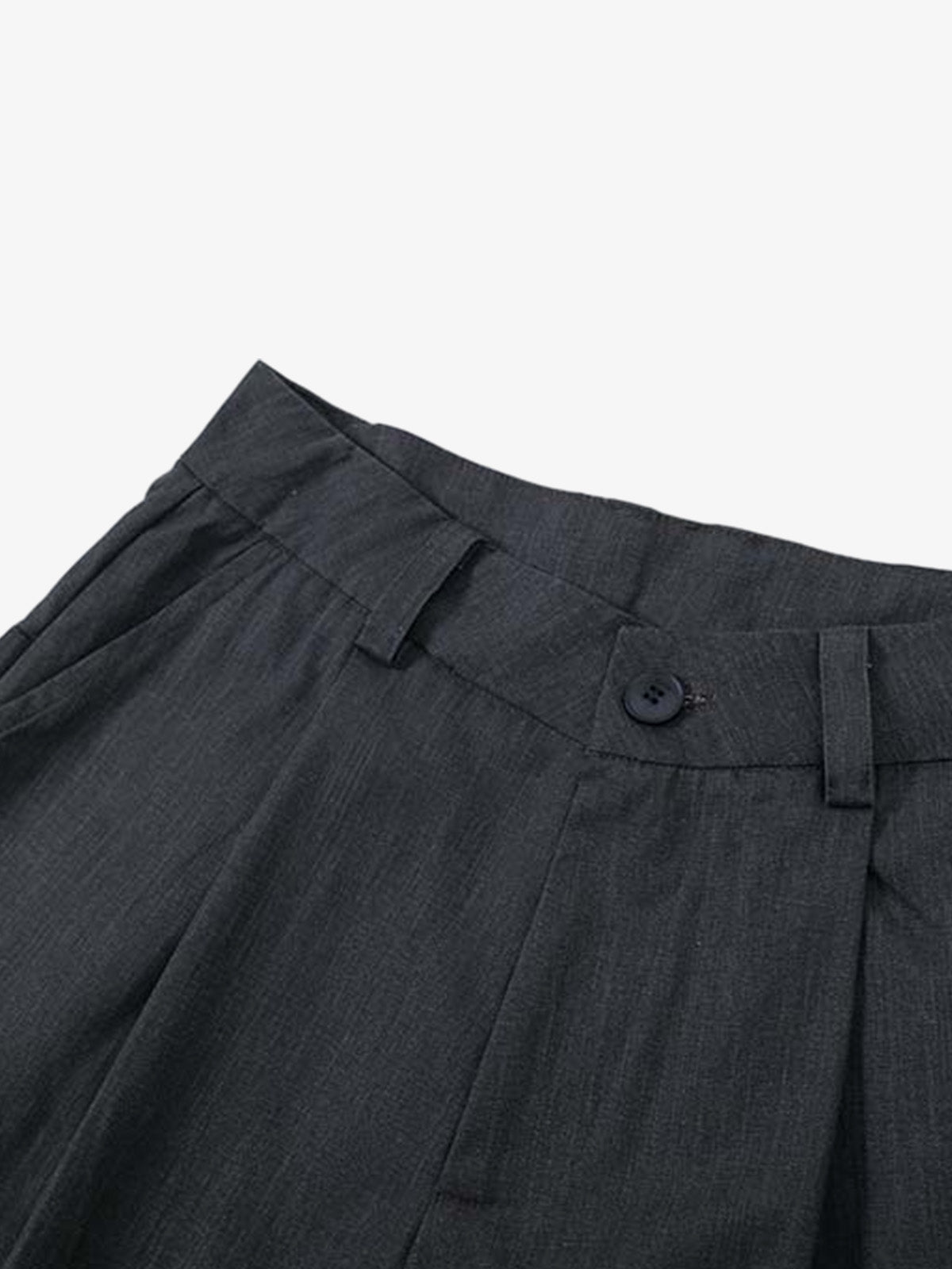 Pleated Wide Leg Jorts