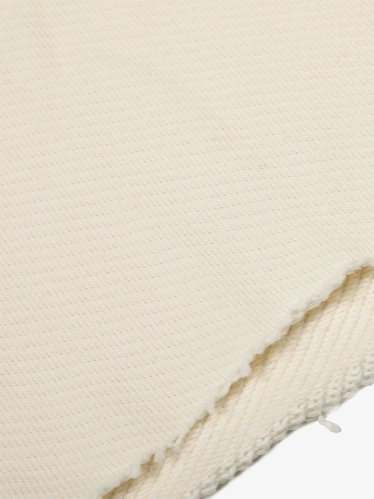 Raw Hem Clean-Fit Crew Neck Pullover