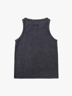 Washed Distressed Key Print Vest