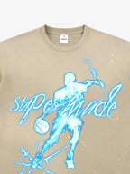 precipice Energy Burst Basketball Electric Graphic T-Shirt