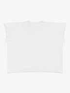 Gothic Text Graphic Cut-Off Sleeveless T-Shirt