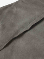 Spray Washed Raw Edge Raglan Knit T-Shirt