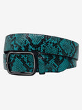 Animal-Print Faux Leather Belt