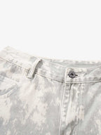 Paint Effect Denim Jeans