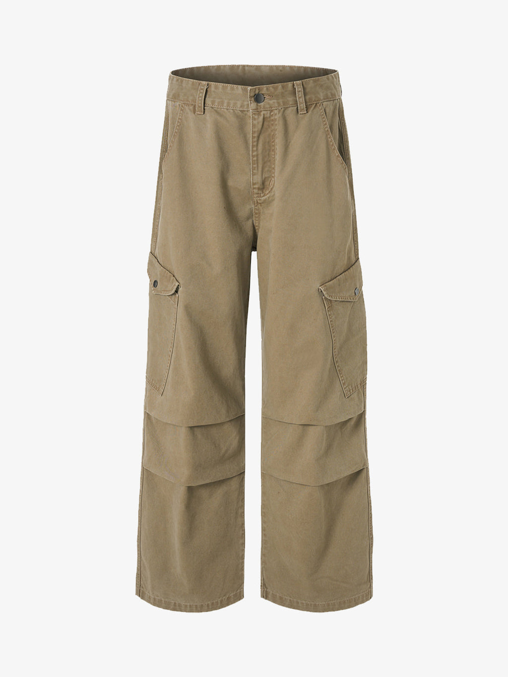 Streetwear Utility Multi-Pocket Straight-Leg Pants