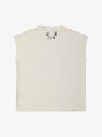 Waffle Thorn Print Sleeveless T-Shirt