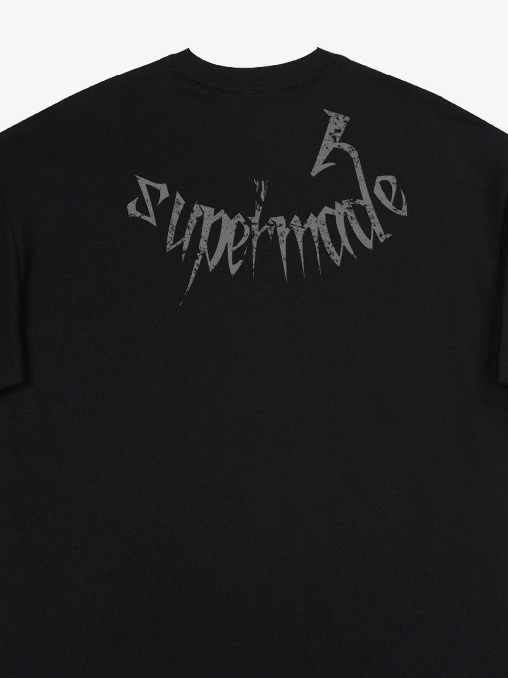 Gothic Skull Distressed Letter T-Shirt