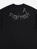 Gothic Skull Distressed Letter T-Shirt