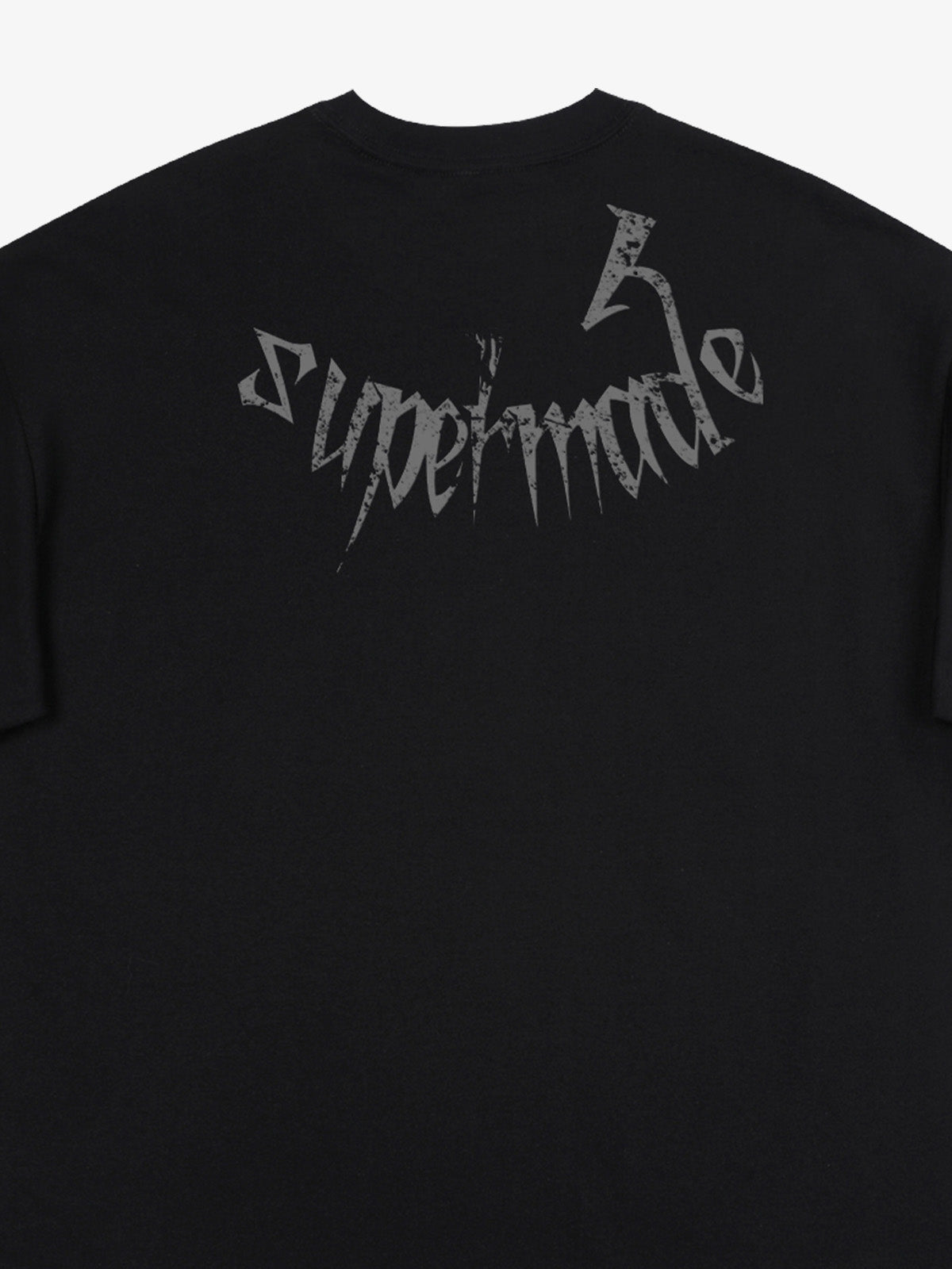 Gothic Skull Distressed Letter T-Shirt
