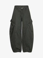 Patchwork Multi-Pocket Workwear Casual Machete Pants