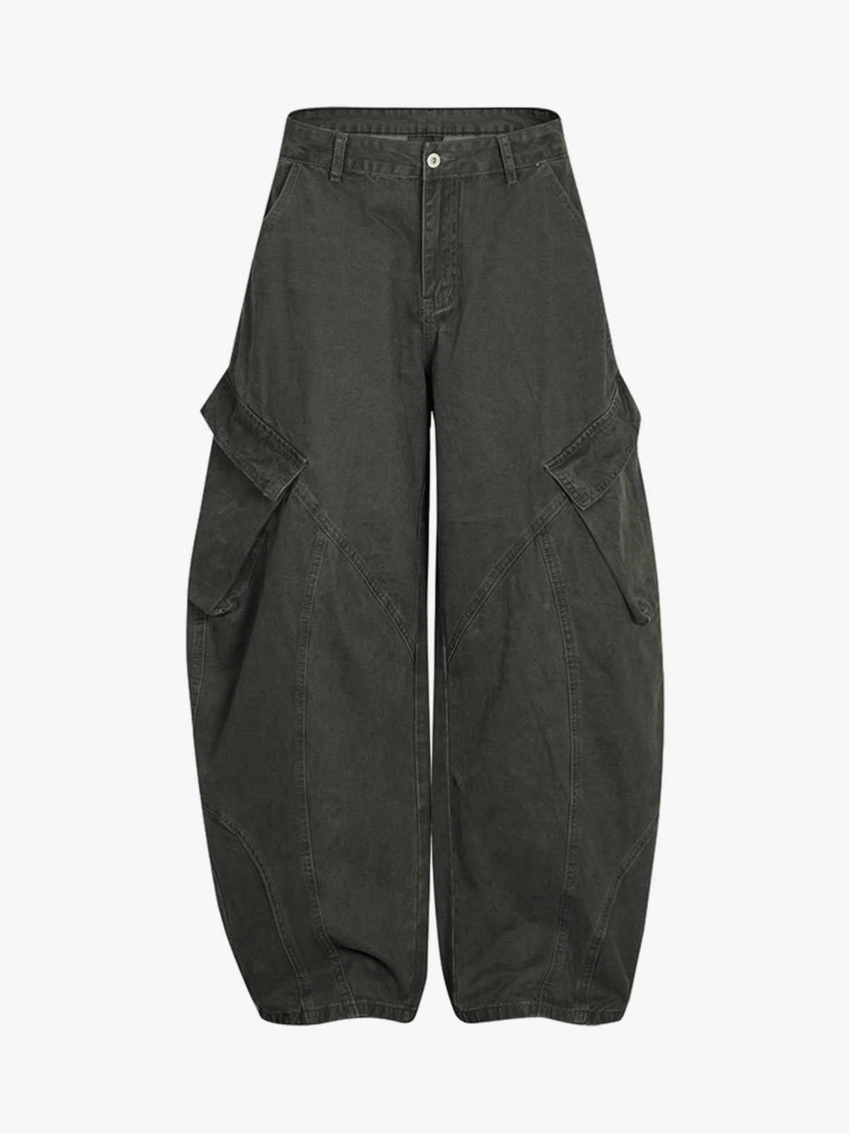 Patchwork Multi-Pocket Workwear Casual Machete Pants