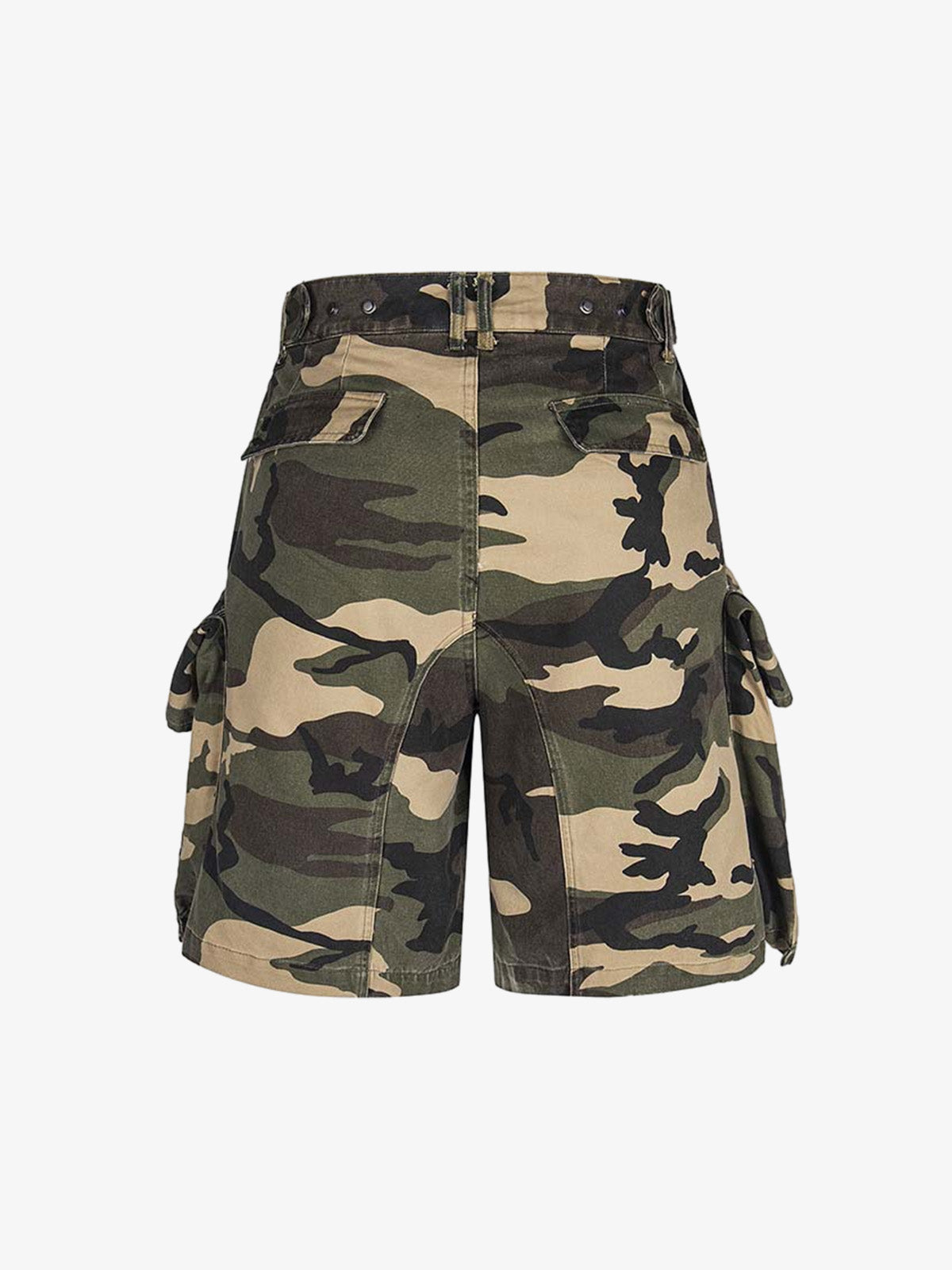 Camouflage Cotton Cargo Multi Pocket Jorts