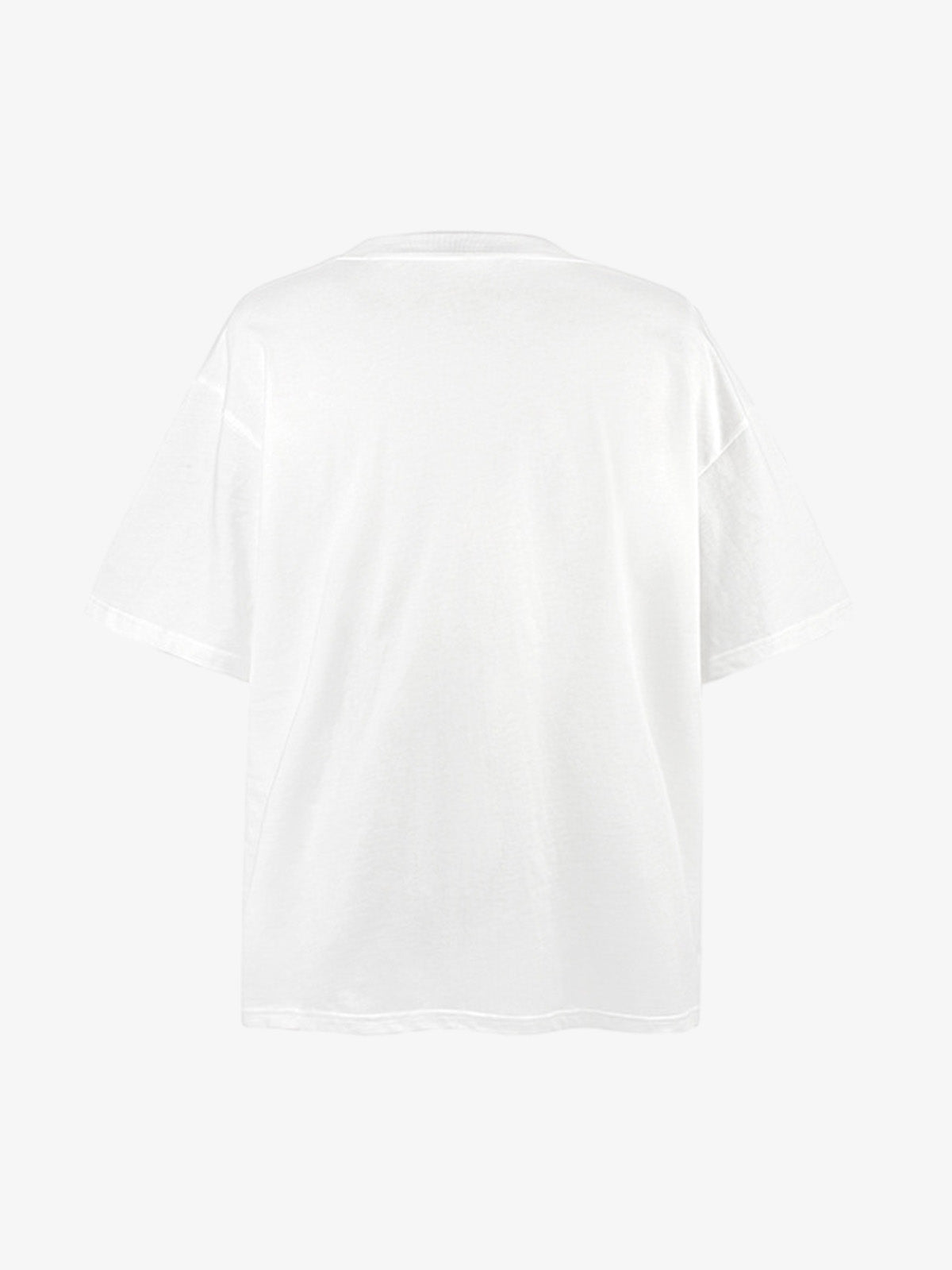 Abstract Moai Graphic T-Shirt