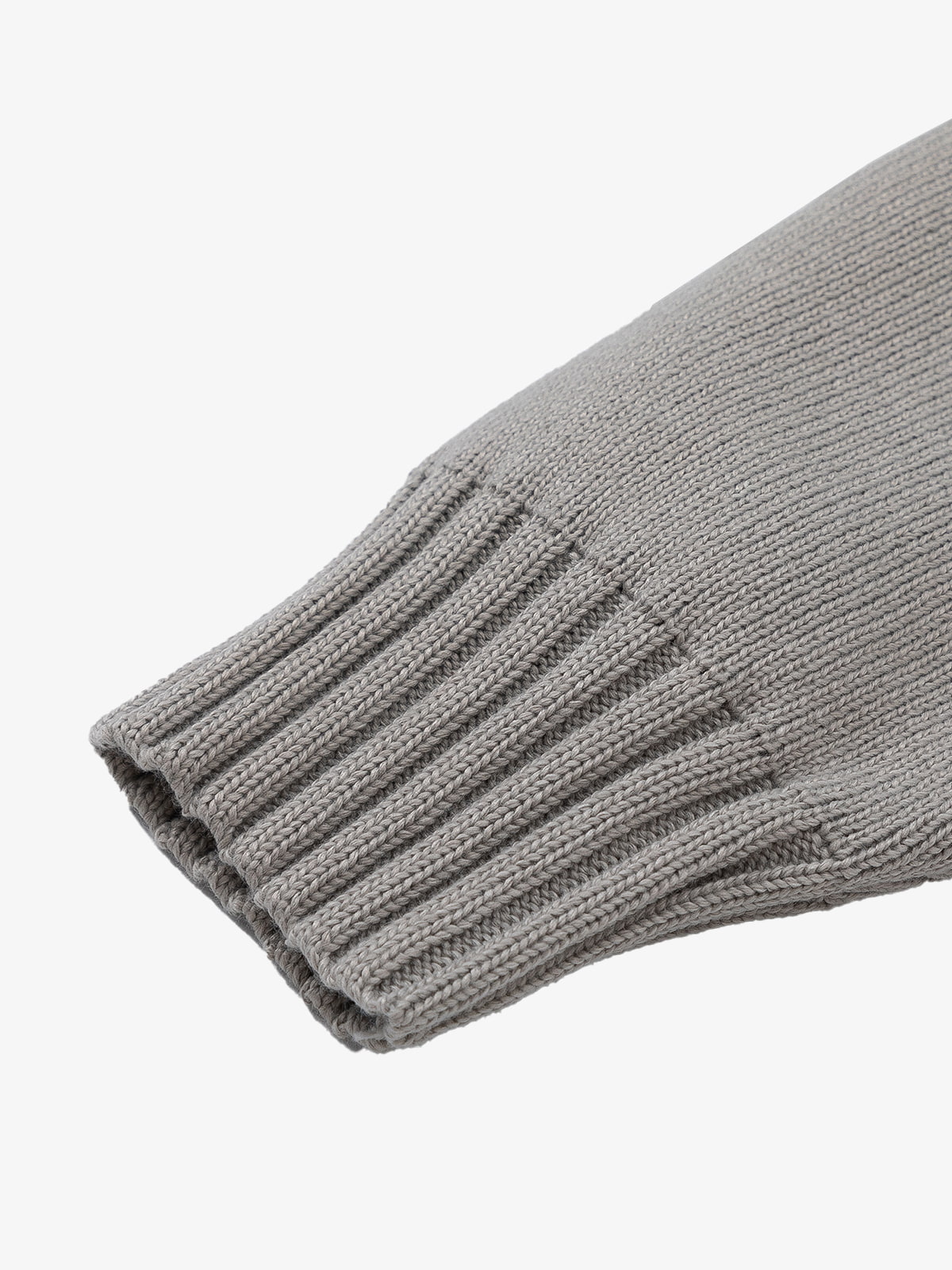 Layered Double V-Neck Ribbed Knit Cardigan