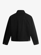 Panel Construction Button-Up Workwear Jacket
