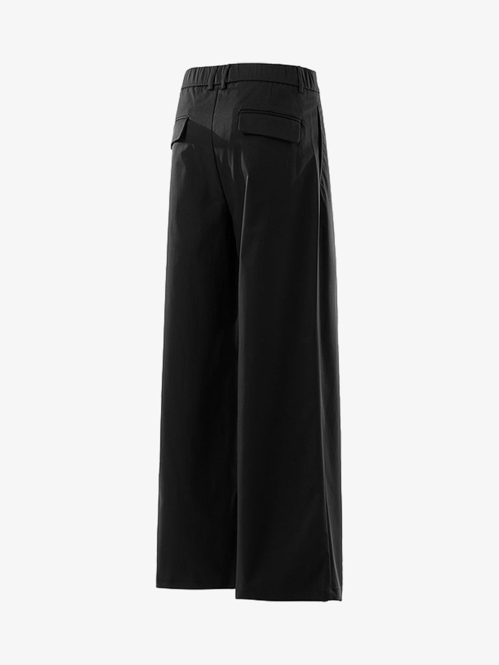 Pleated Drape Bootcut Suit Pants - 2588
