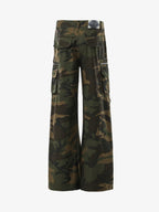 Vintage Multi-Pocket Functional Camo Cargo Pants