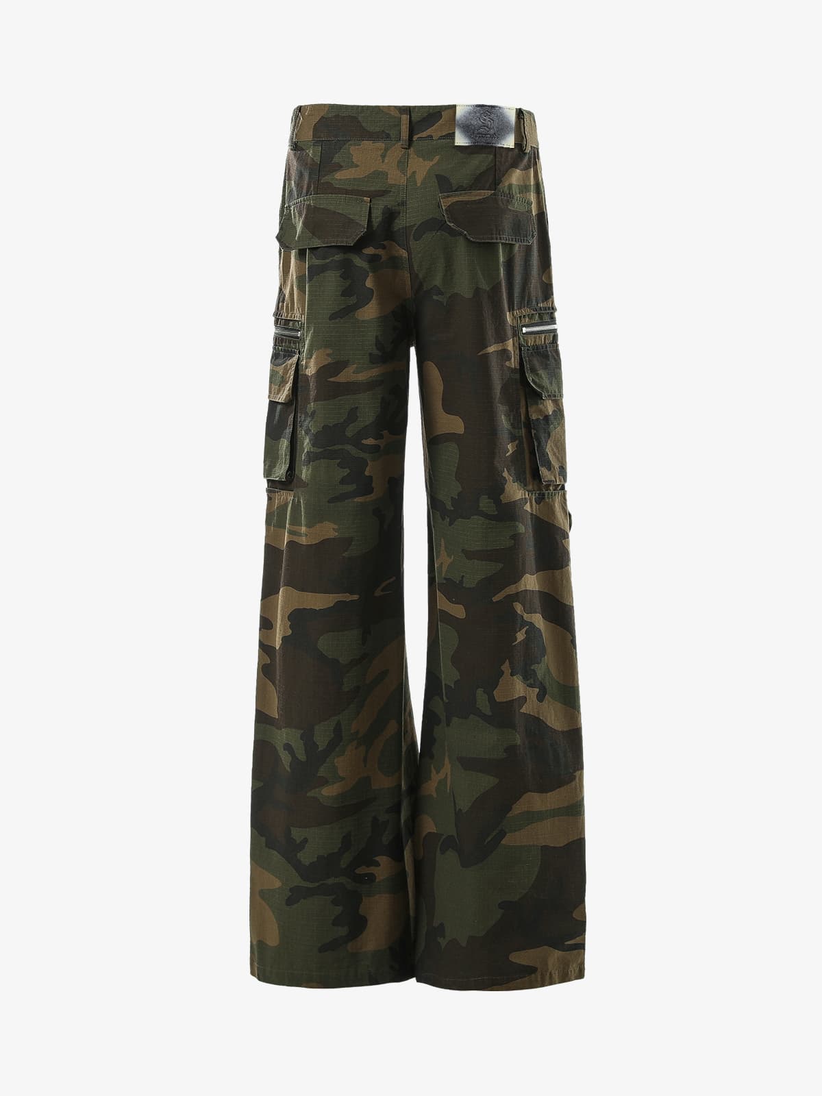 Vintage Multi-Pocket Functional Camo Cargo Pants