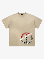 precipice Soccer Circle Graphic T-Shirt