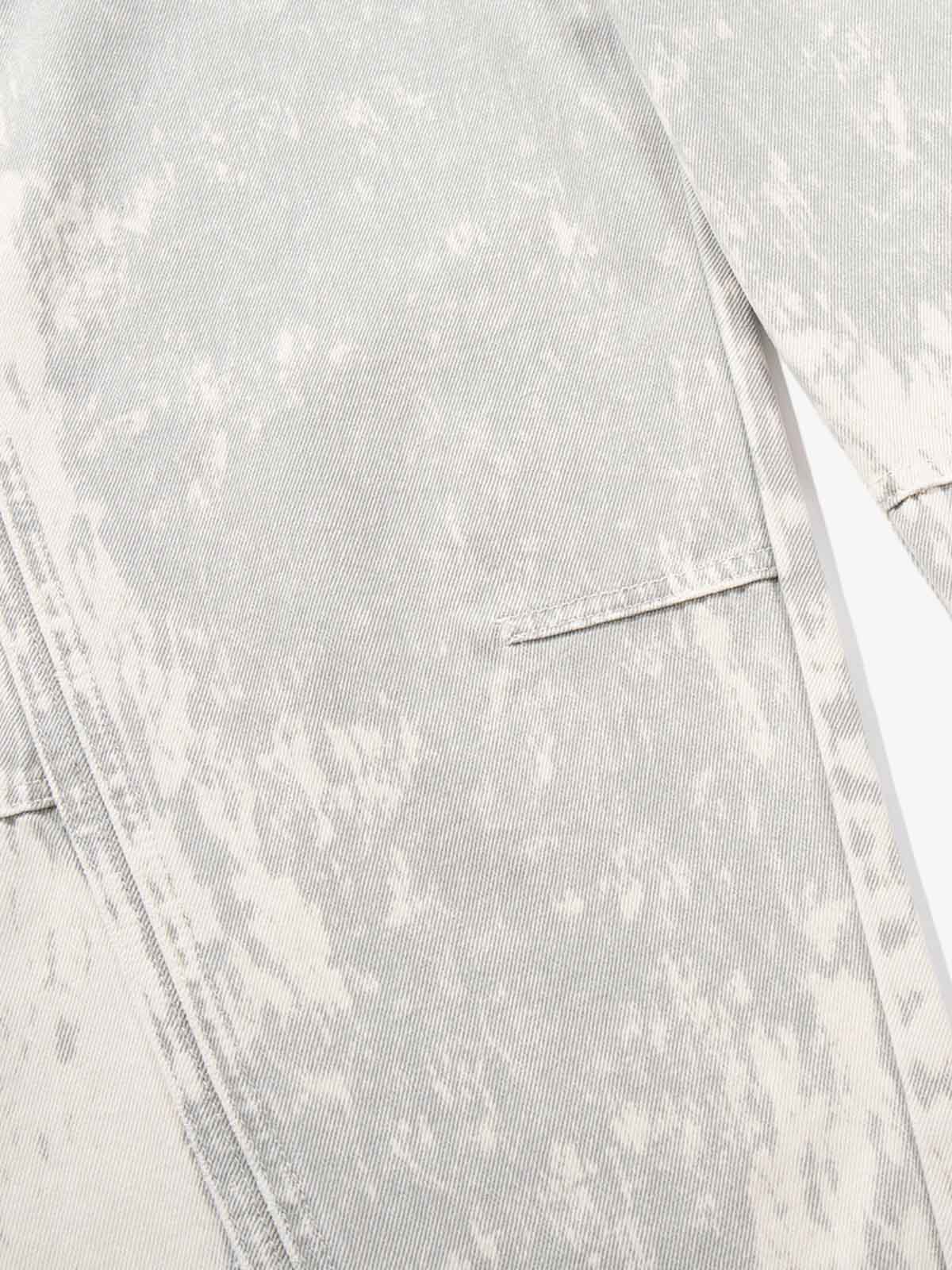 Paint Effect Denim Jeans