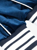Velour Piping Panel Track Jacket
