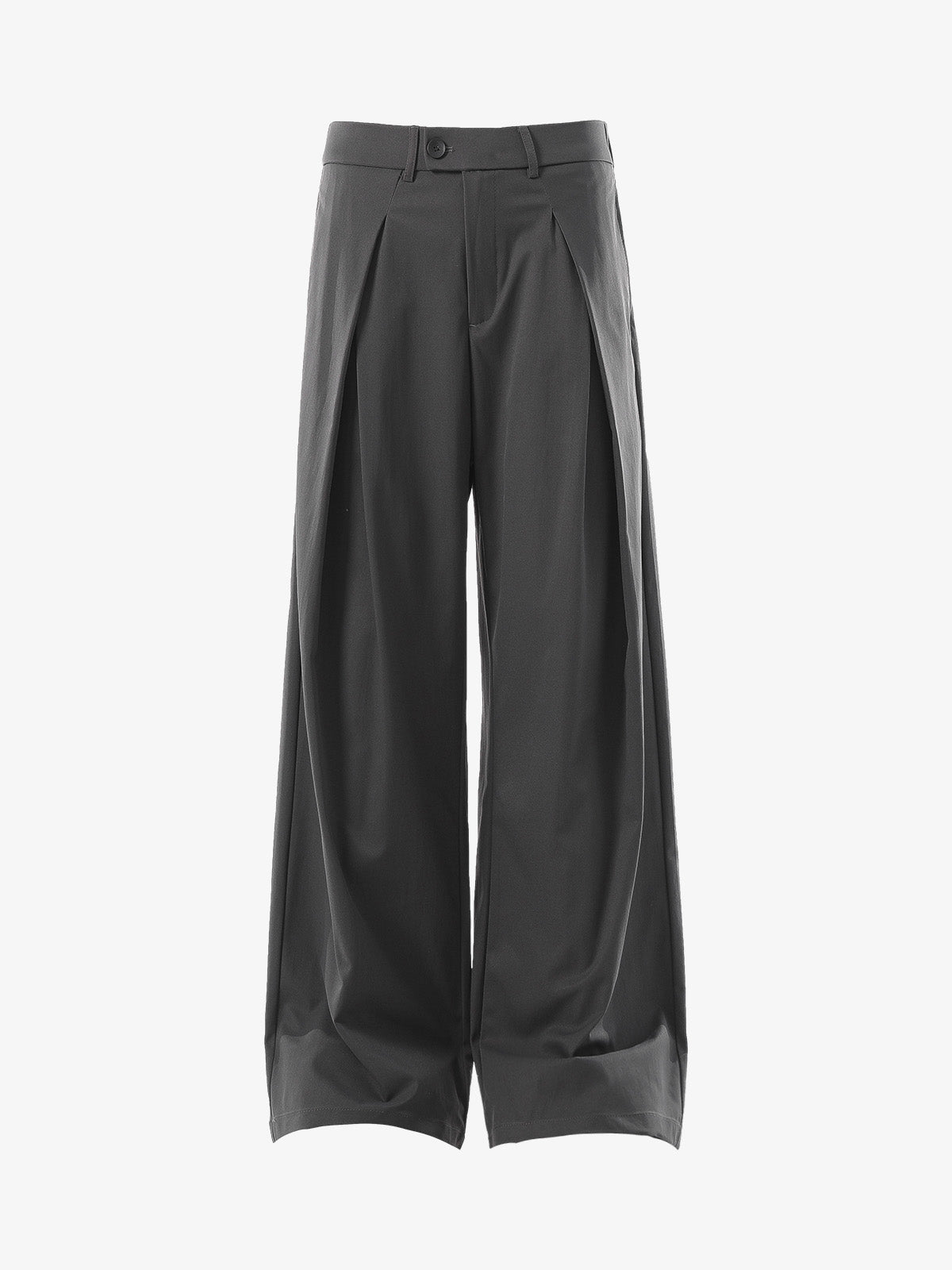 Pleated Drape Bootcut Suit Pants - 2588